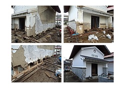 震災の記録⑩（沈下修正工事　他）