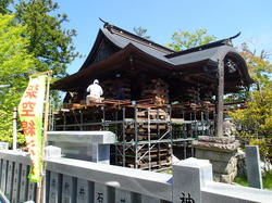 双葉 相馬妙見宮初発神社　再建