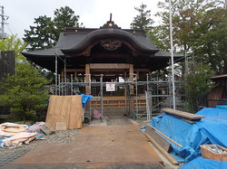 双葉 相馬妙見宮初発神社　再建