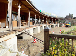 道の駅津山もくもくランド　災害復旧基礎嵩上げ工事