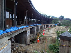 道の駅津山もくもくランド　災害復旧基礎嵩上げ工事